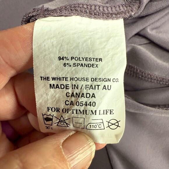 Sympli Women's Top Asymmetrical Purple Sz 12 Canada Drapey Relaxed Comfortable - Picture 4 of 8